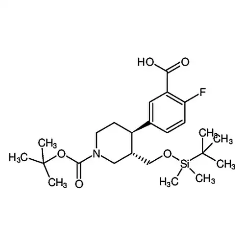 5-[(3S，4R)-1-[(Tert-Butoxy)Carbonyl]-3-{[(Tert-Butyldimethylsilyl)Oxy]Methyl}Piperidin-4-Yl]-2-Fluorobenzoic Acid