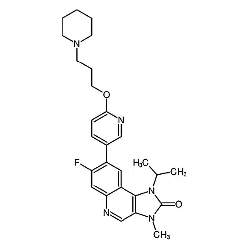 7-불소-1-이소프로필-3-메틸-8-(6-(3-(哌啶-1-基)프로필산소基)피리딘-3-基)-1H-이미다졸并[4,5-c]퀴놀린-2(3H)-케톤