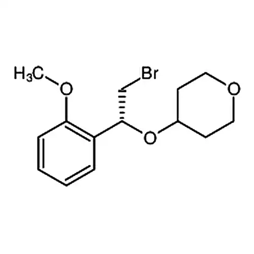 (R)-4-(2-臭素-1-(2-メチル酸素基フェニル)エチル酸素基)四水素-2H-吡喃