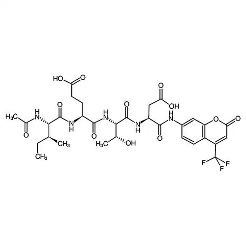 N-アセチル-L-异亮氨酰-L-alpha-谷氨酰-L-苏氨酰-N-[2-酸素代-4-(三フッ素メチル)-2H-1-ベンゼン并吡喃-7-基]-L-alpha-天冬氨アミド