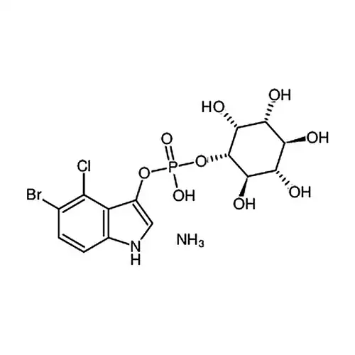 MYO-肌アルコール 1-(5-臭素-4-塩素-1H-インドール-3-基リン酸水素エステル) 单铵塩