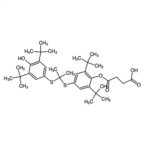 4-(2,6-di-tert-butyl-4-((2-((3,5-di-tert-butyl-4-hydroxyphenyl)thio)propan-2-yl)thio)phenoxy)-4-oxobutanoic acid