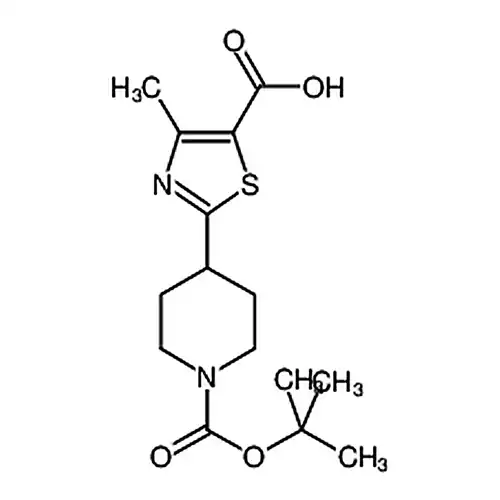4-메틸-2-[1-(叔부틸산소羰酰)哌啶-4-YL]-1，3-티아졸-5-羧산