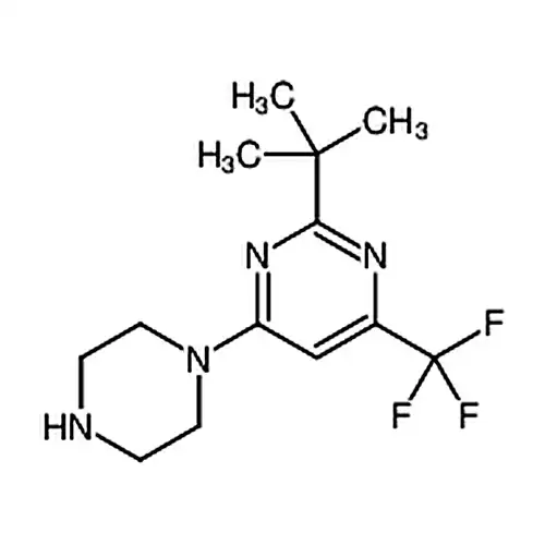 2-(tert-Butyl)-4-(piperazin-1-yl)-6-(trifluoromethyl)pyrimidine