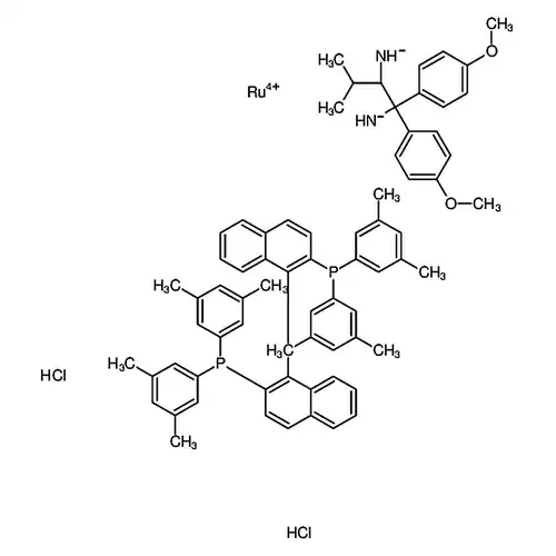 塩素{-(+)-2,2'-双[二(3,5-キシレン基)リン]-1,1'-联萘}[(2R)-(-)-1,1-双(4-メチル酸素フェニル)-3-メチル-1,2-ブチル基二アミン基]钌(II)