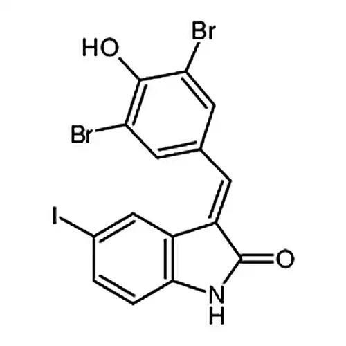 3-(3,5-二브롬-4-히드록시벤젠亚메틸)-5-요오드-1,3-二수소인돌-2-케톤