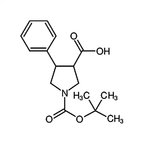 反式-1-(叔ブチル酸素基羰基)-4-フェニルピロールアルカン-3-羧酸