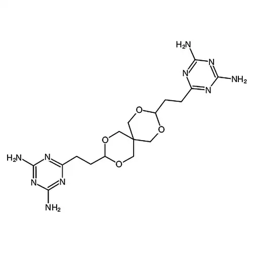 3,9-Bis[2-(3,5-diamino-2,4,6-triazaphenyl)ethyl]-2,4,8,10-tetraoxaspiro[5.5]undecane