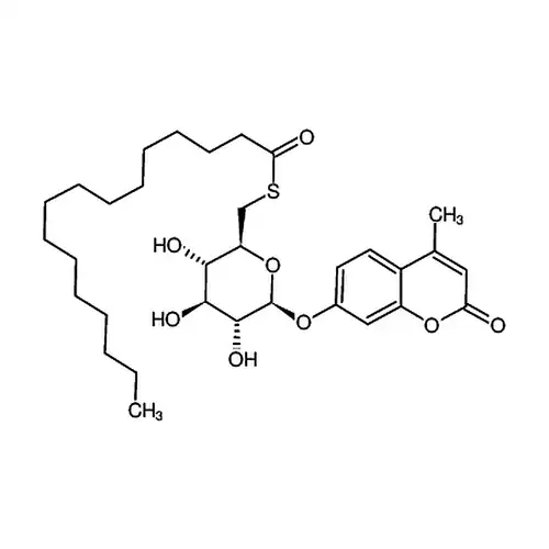 4-Methylumbelliferyl 6-thio-Palmitate-β-D-Glucopyranoside (Mu-6S-Palm-β-Glc)
