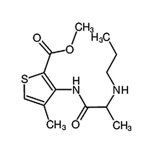 methyl 4-methyl-3-[2-(propylamino)propanoylamino]thiophene-2-carboxylate