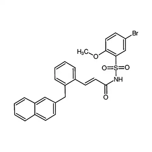 (2E)-N-[(5-브롬-2-메틸산소基페닐)磺酰基]-3-[2-(2-萘메틸)페닐]-2-프로필렌아미드
