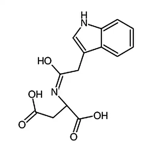 L-Aspartic acid， N-[2-(1H-indol-3-yl)acetyl]-
