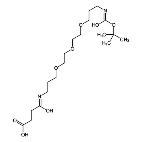 N-Boc-N′-琥珀酰-4，7，10-三酸素杂-1，13-十三アルカン二アミン
