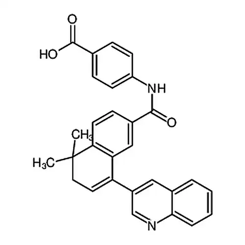 4-[(5，5-dimethyl-8-quinolin-3-yl-6H-naphthalene-2-carbonyl)amino]benzoic acid