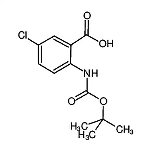 2-叔ブチル酸素基羰アミノ-5-塩素ベンゼンギ酸