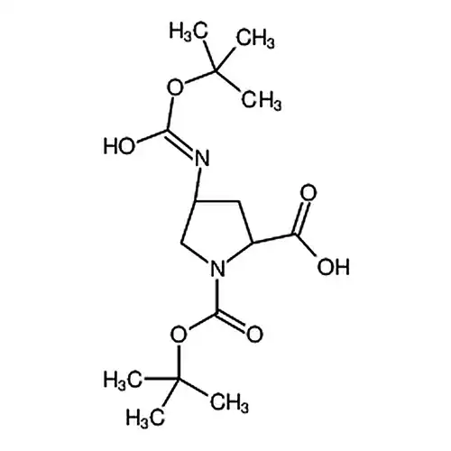 (2S,4S)-1-(叔бутилкислорода基羰基)-4-((叔бутилкислорода基羰基)амино)пирролалкан-2-羧кислота