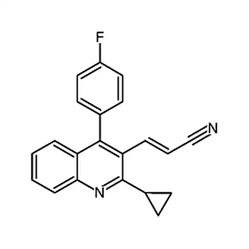 (E)-3-(2-环プロピル基-4-(4-フッ素フェニル)キノリン-3-基)プロピレン腈