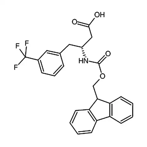 (R)-3-((((9H-芴-9-基)메틸산소基)羰基)아미노)-4-(3-(三불소메틸)페닐)낙산