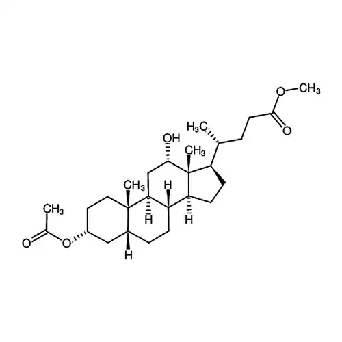 5β-胆酸-3α，12α-二アルコール-3-酢酸メチルエステル