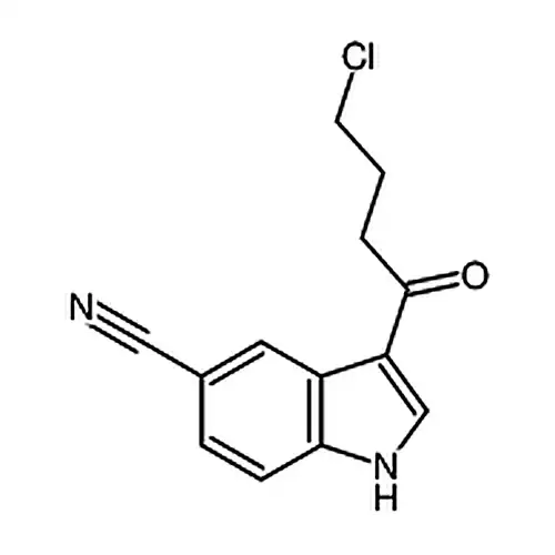3-(4-塩素-1-酸素代ブチル基)-1H-インドール-5-メチル腈(维拉唑ケトン中間体)