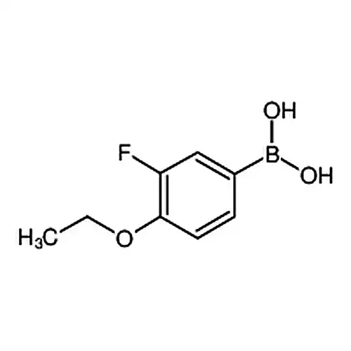 4-エチル酸素基-3-フッ素フェニルホウ酸 (含不同量的無水物)