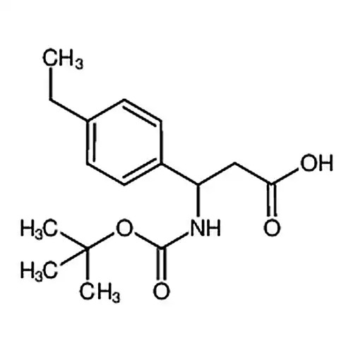 3-叔부틸산소基羰基아미노-3-(4-에틸-페닐)-프로피온산