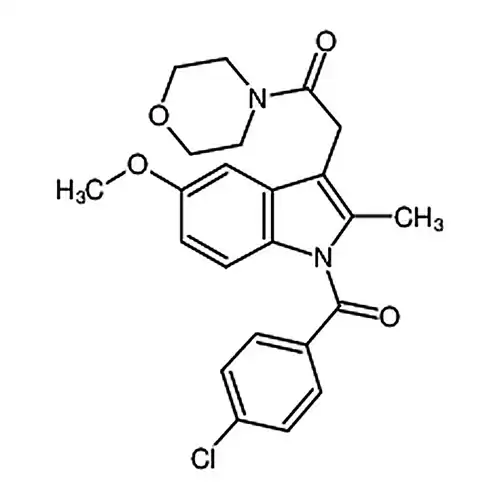 2-(1-(4-хлорабензоил基)-5-метилкислорода基-2-метил-1H-индол-3-基)-1-吗啉этилкетон