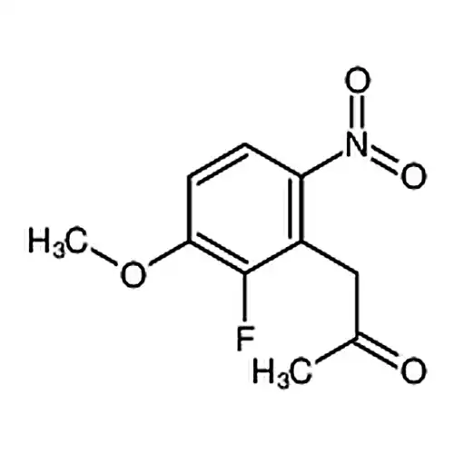 1-(2-불소-3-메틸산소基-6-니트로벤젠)-2-아세톤