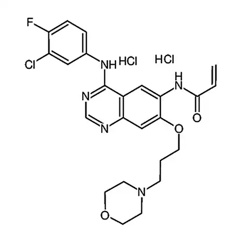 N-(4-((3-хлора-4-фторафенил)амино)-7-(3-吗啉-4-基пропилкислорода基)喹唑啉-6-基)пропиленамид二соляная кислотасоль