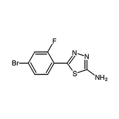 5-(4-臭素-2-フッ素フェニル)-1，3，4-噻二唑-2-アミン