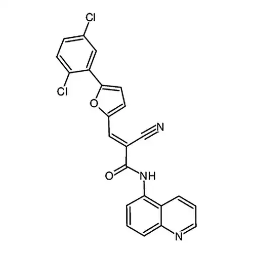 2-氰基-3-(5-(2,5-二塩素フェニル)フラン-2-基)-N-(キノリン-5-基)プロピレンアミド