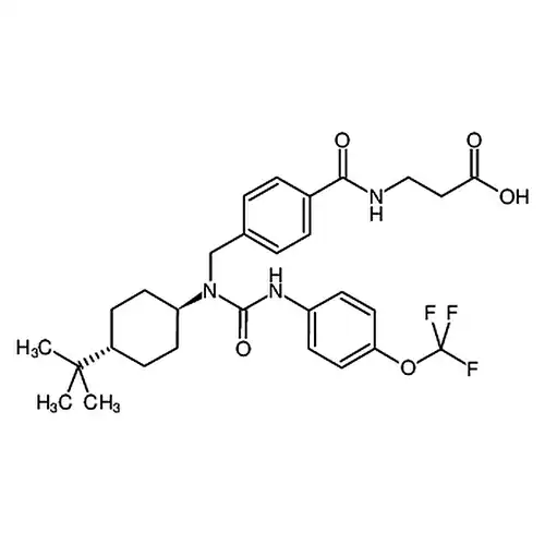 3-(4-((1-(反式-4-(tert-부틸)环헥실基)-3-(4-(三불소메틸산소基)페닐)脲基)메틸)벤조일아민基)프로피온산
