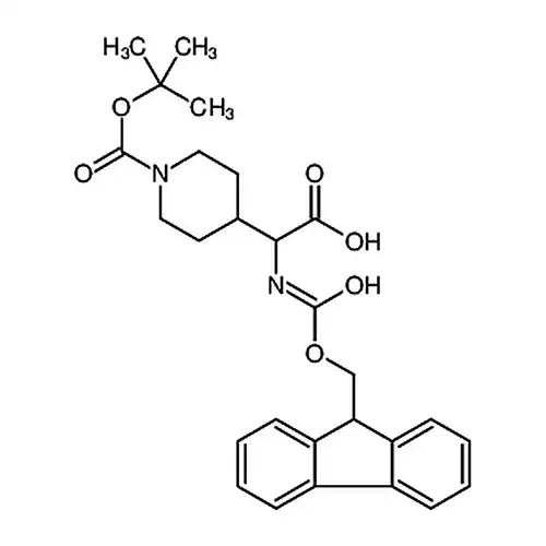 2-(Fmoc-амино)-2-(1-Boc-4-哌啶基)уксусная кислота