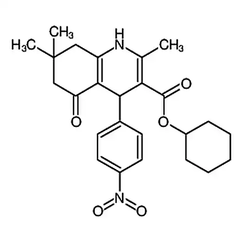 1,4,5,6,7,8-六수소-2,7,7-三메틸-4-(4-니트로페닐)-5-산소代-3-퀴놀린羧산环헥실基에스테르