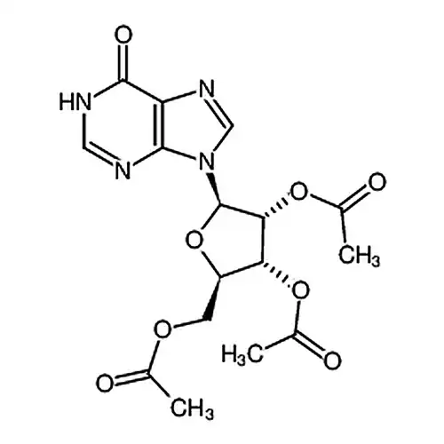 (2R,3R,4R,5R)-2-(Acetoxymethyl)-5-(6-oxo-1H-purin-9(6H)-yl)tetrahydrofuran-3,4-diyl diacetate