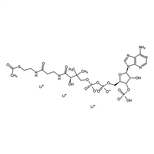 Acetyl coenzyme A trilithium salt