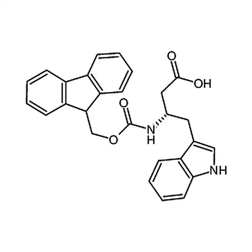 (S)-3-((((9H-Fluoren-9-yl)methoxy)carbonyl)amino)-4-(1H-indol-3-yl)butanoic acid