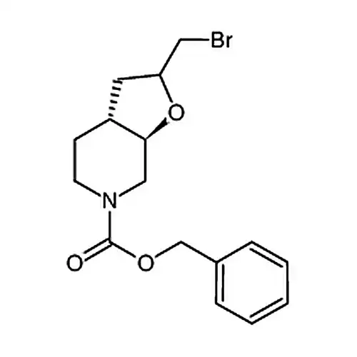 Benzyl (3aR，7aR)-2-(bromomethyl)-3，3a，4，5，7，7a-hexahydro-2H-furo[2，3-c]pyridine-6-carboxylate