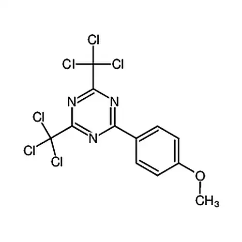 2-(4-메틸산소페닐)-4,6-双(三염소메틸) -1,3,5-三嗪