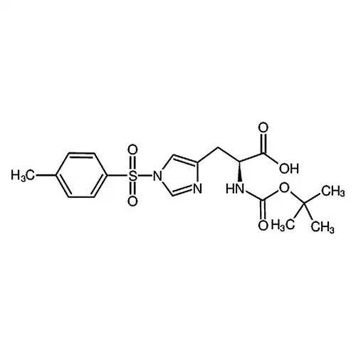 N-叔부틸산소羰基-N(이미다졸)-(4-메틸벤젠磺酰基)-L-组氨산