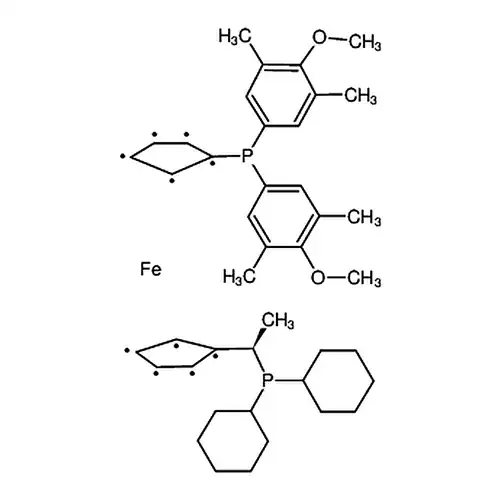 (R)-1-{(SP)-2-[双(4-메틸산소基-3,5-자일렌基)膦]二茂철基}에틸二环헥실基膦