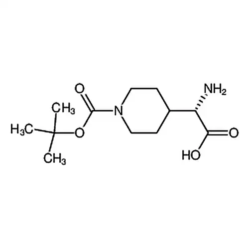 (S)-2-амино-2-(1-(叔бутилкислорода羰基)哌啶-4-基)уксусная кислота