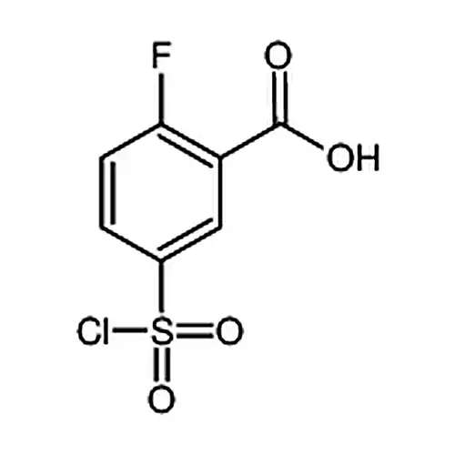 5-хлора磺酰基-2-фторабензолмуравьиная кислота
