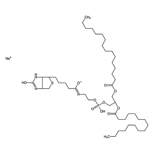 1,2-dipalmitoyl-sn-glycero-3-phosphoethanolamine-N-(biotinyl) (sodium salt)