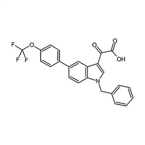 2-(1-бензил-5-(4-(三фтораметилкислорода基)фенил)-1H-индол-3-基)-2-кислорода代уксусная кислота