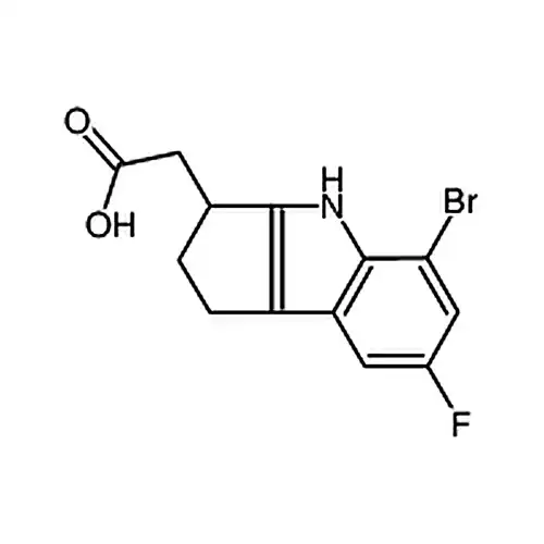 2-(5-брома-7-фтора-1,2,3,4-四водорода环пентилалкан并[b]индол-3-基)уксусная кислота