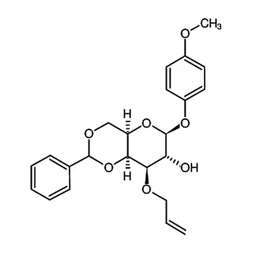 4-메틸산소페닐-3-O-엔프로필基-4,6-O-벤젠亚메틸-&beta;-D-吡喃半乳糖苷