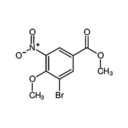 3-臭素-4-メチル酸素基-5-ニトロベンゼンギ酸メチルエステル