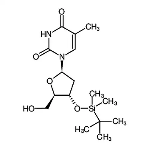 1-((2R,4S,5R)-4-((tert-부틸디메틸규소알칸基)산소基)-5-(羟메틸)테트라히드로푸란-2-基)-5-메틸피리미딘-2,4(1H,3H)-二케톤