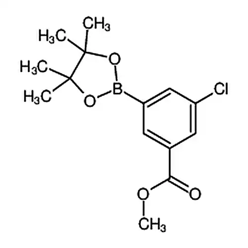 3-хлора-5-(4,4,5,5-四метил-1,3,2-二кислородабора杂环пентилалкан-2-基)бензолмуравьиная кислотаметилэфир